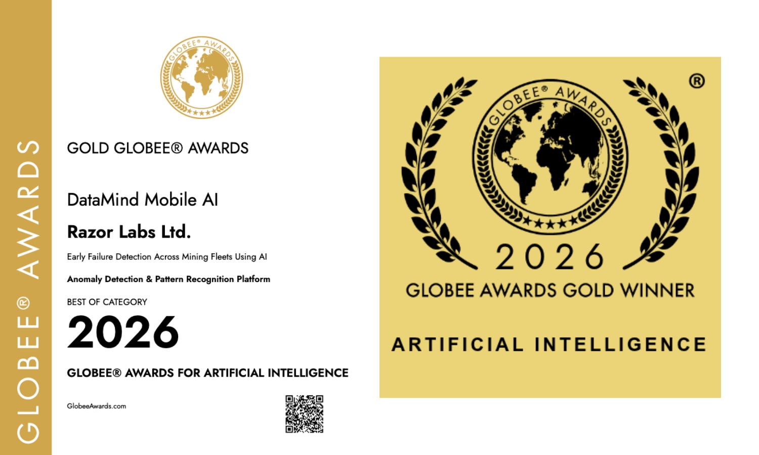 Razor Labs Wins 2026 Gold Globee® Award for AI Innovation in Mining ...
